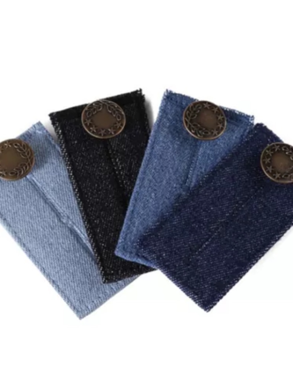 4pcs Jeans Button Waistband Belt Adjustable Waist Extender Maternity Washable